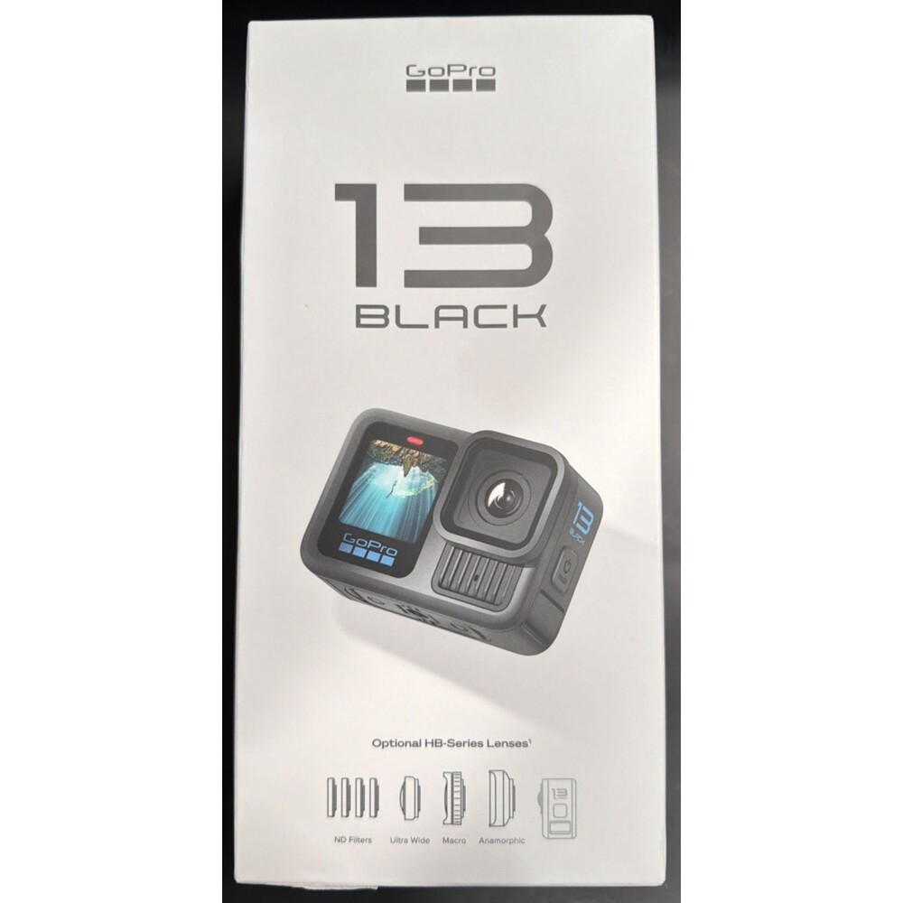 GoPro Hero13 Camera Color-Black NEW (CPSS1) CHDHX-131-TH-ID